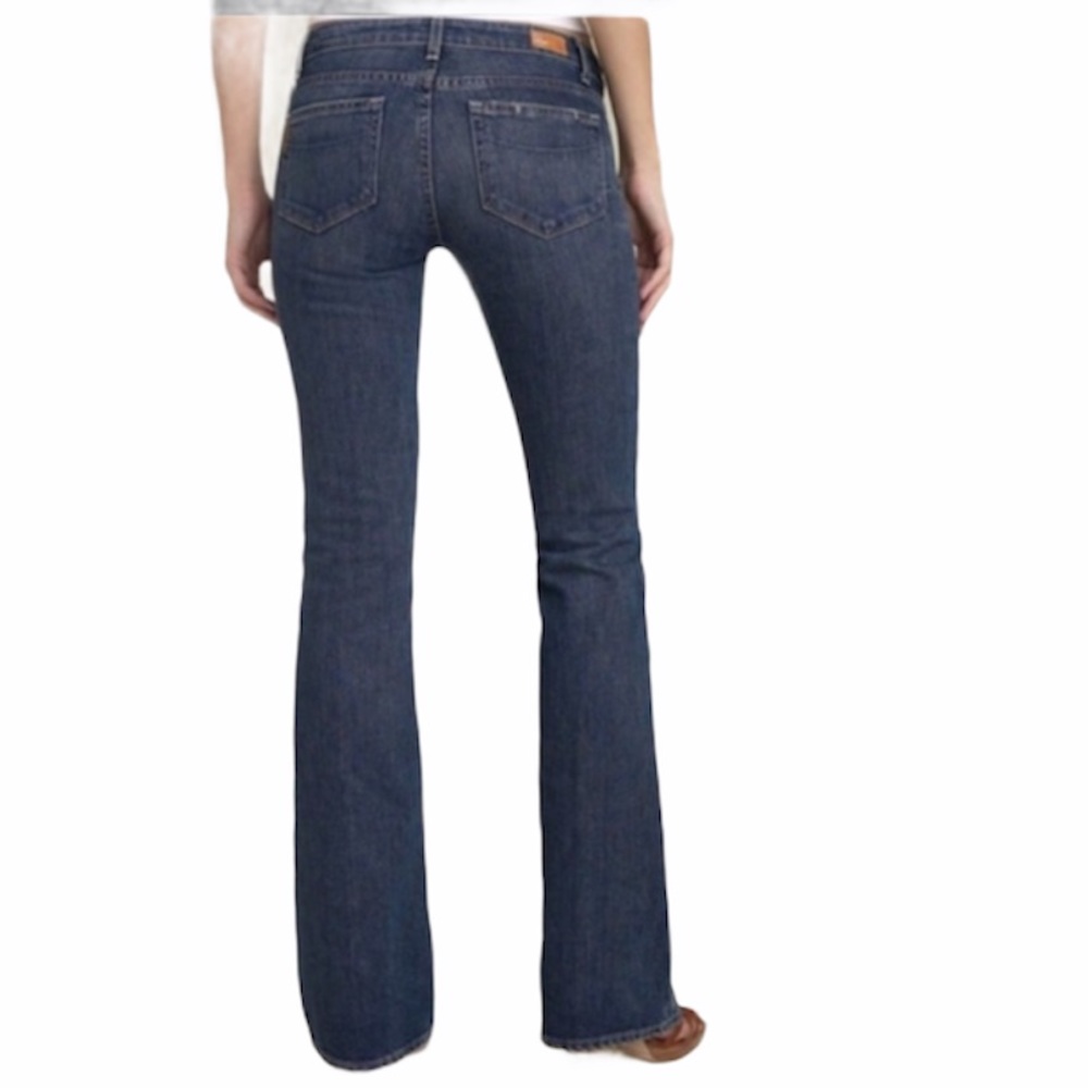 Paige Hollywood Hills Distressed Boot Cut Jeans